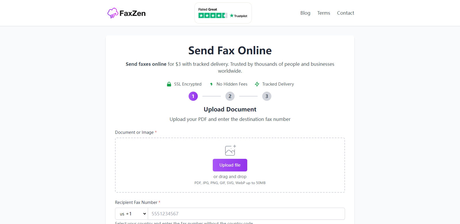 FaxZen screenshot