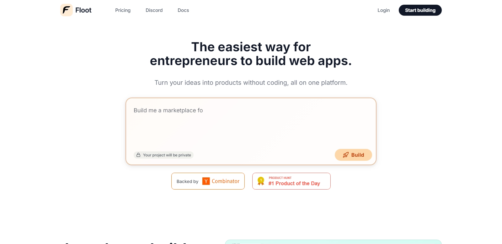 Floot screenshort