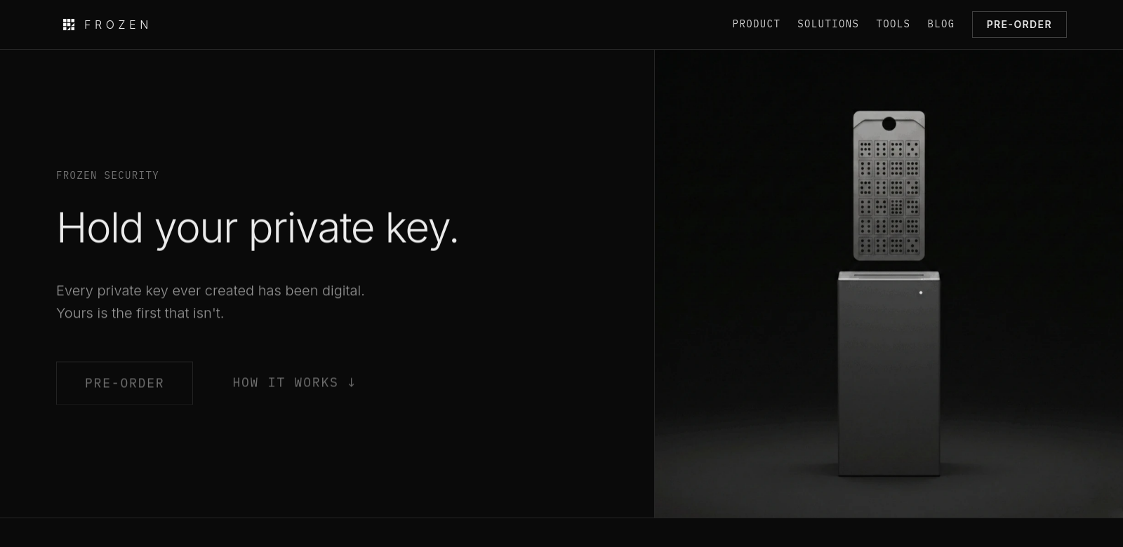 Frozen Security screenshot