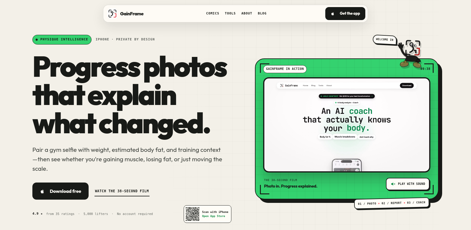 GainFrame screenshot