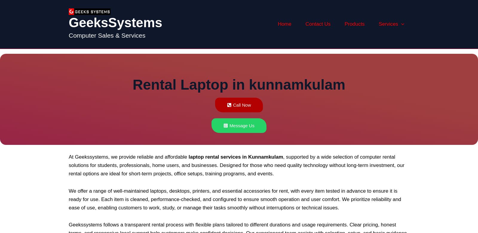 Geeks Systems screenshot