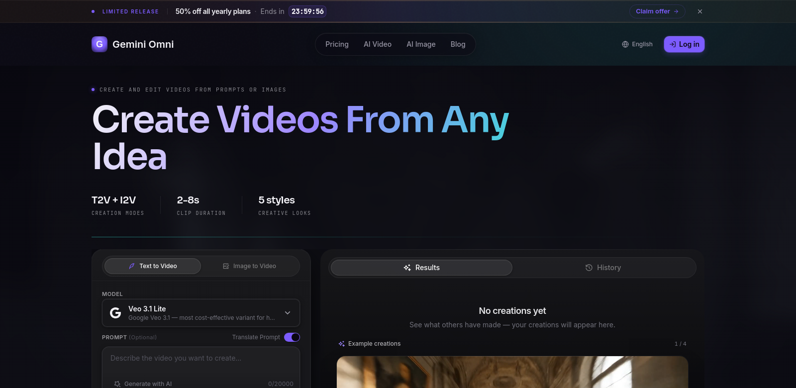 Gemini Omni screenshot
