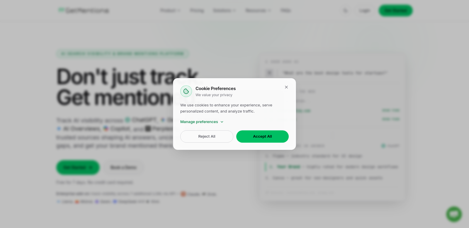 GetMentions AI screenshot