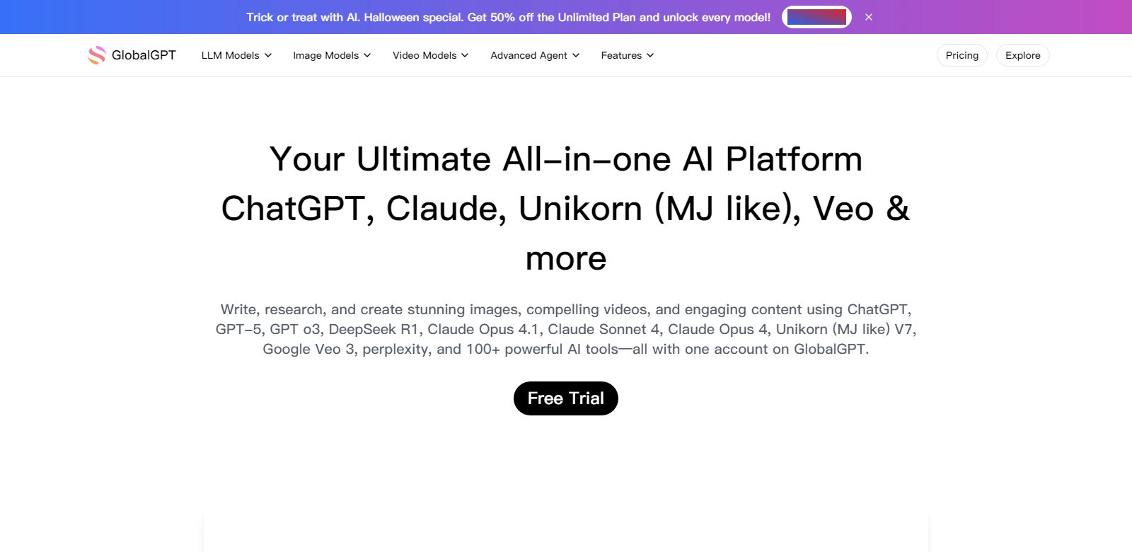 GlobalGPT screenshort