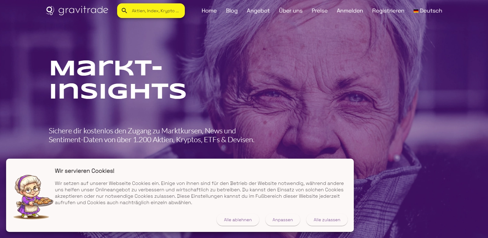 gravitrade screenshot