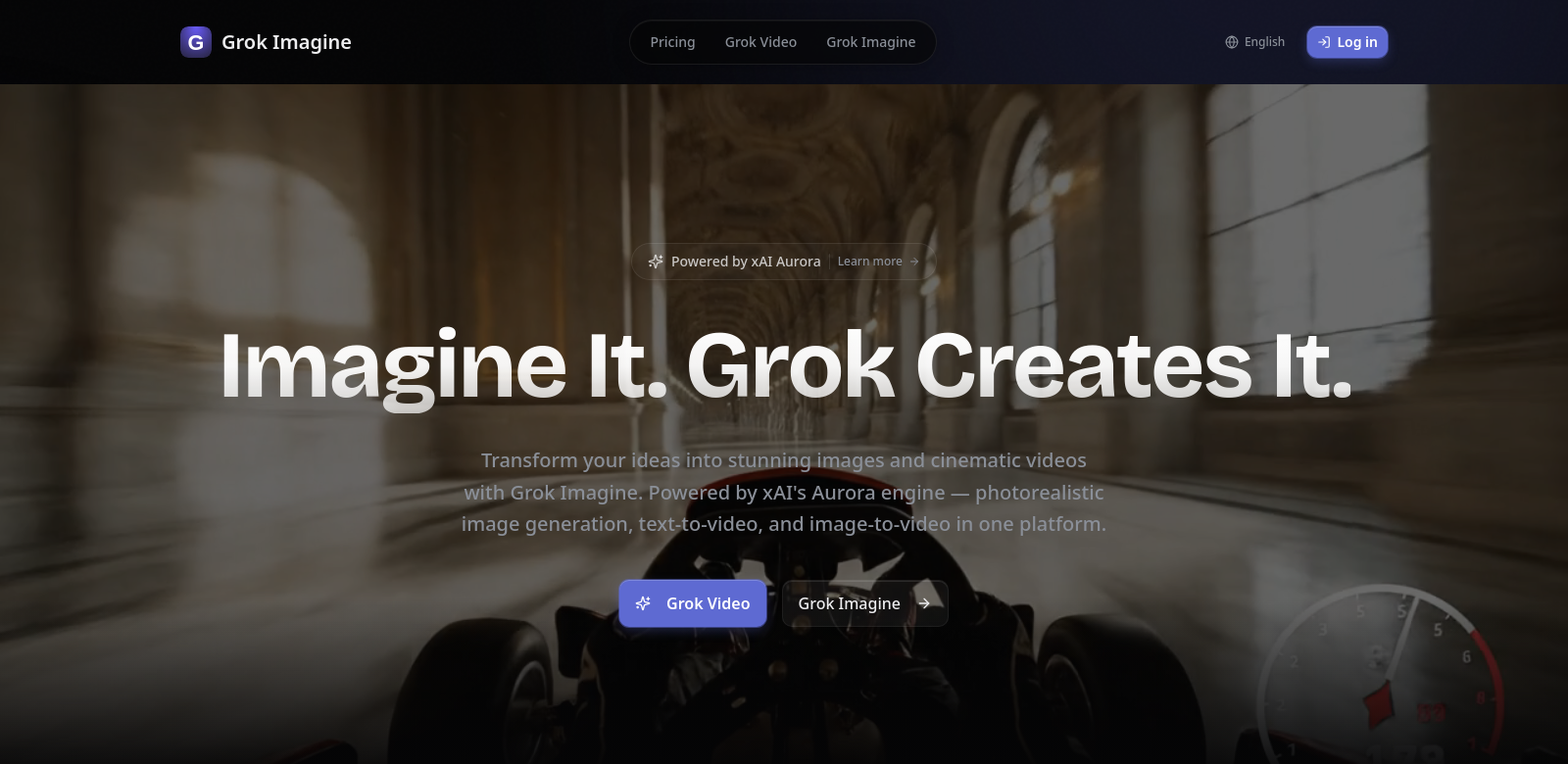 Grok Imagine screenshot