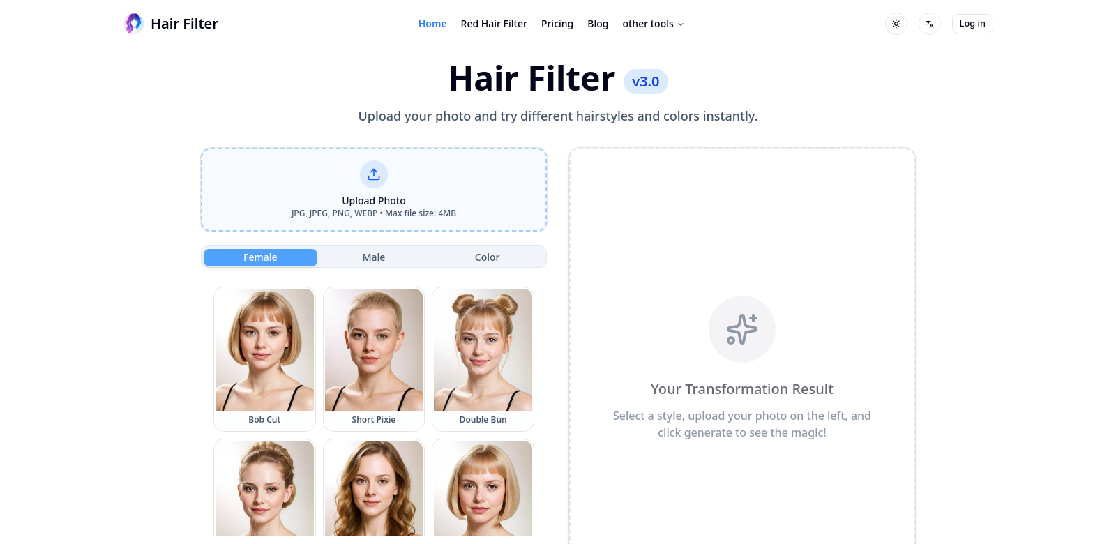 Hair Filter screenshot