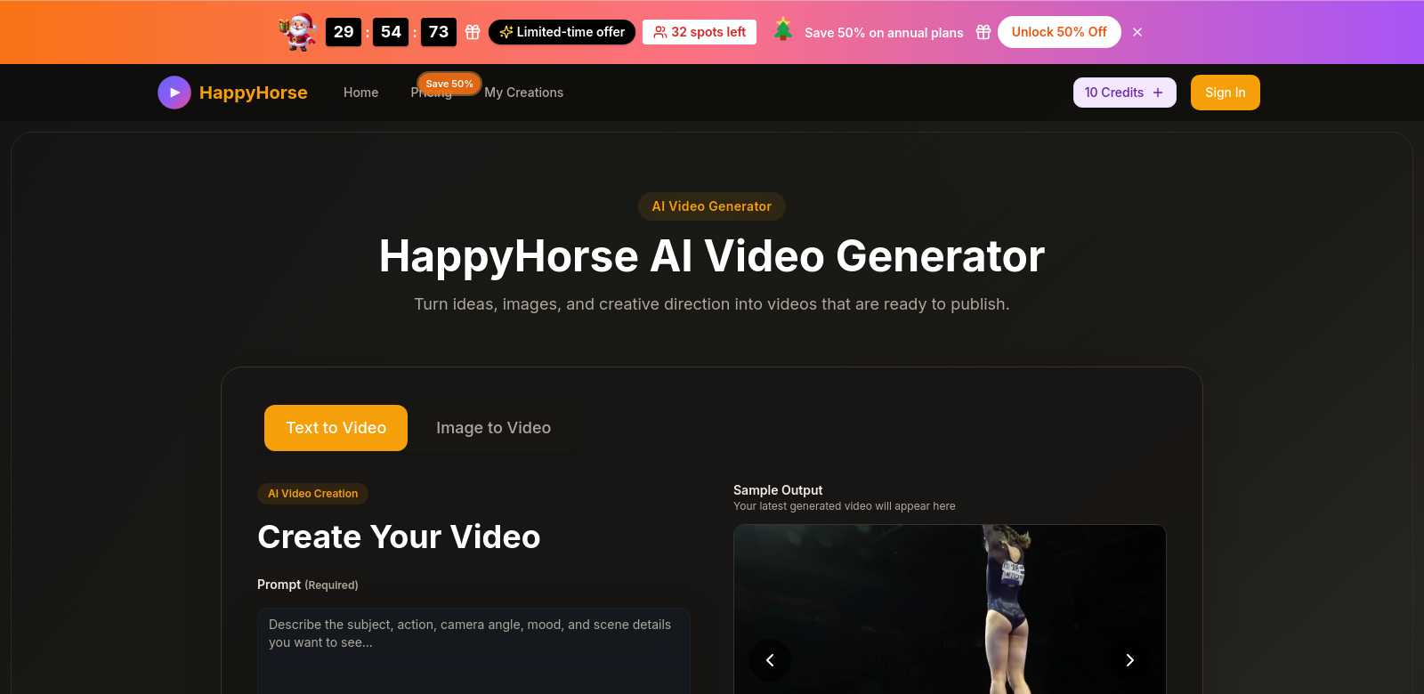 happyhorse 1.0 screenshot