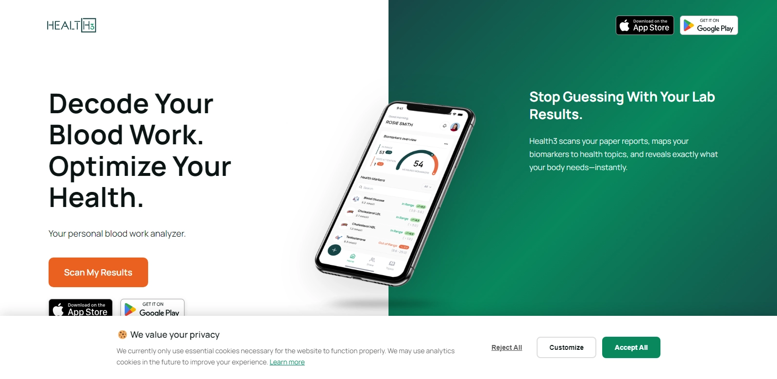 Health3 AG screenshot