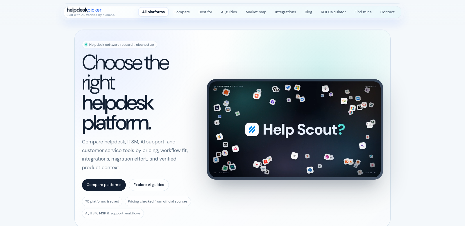 Help Desk Picker screenshot