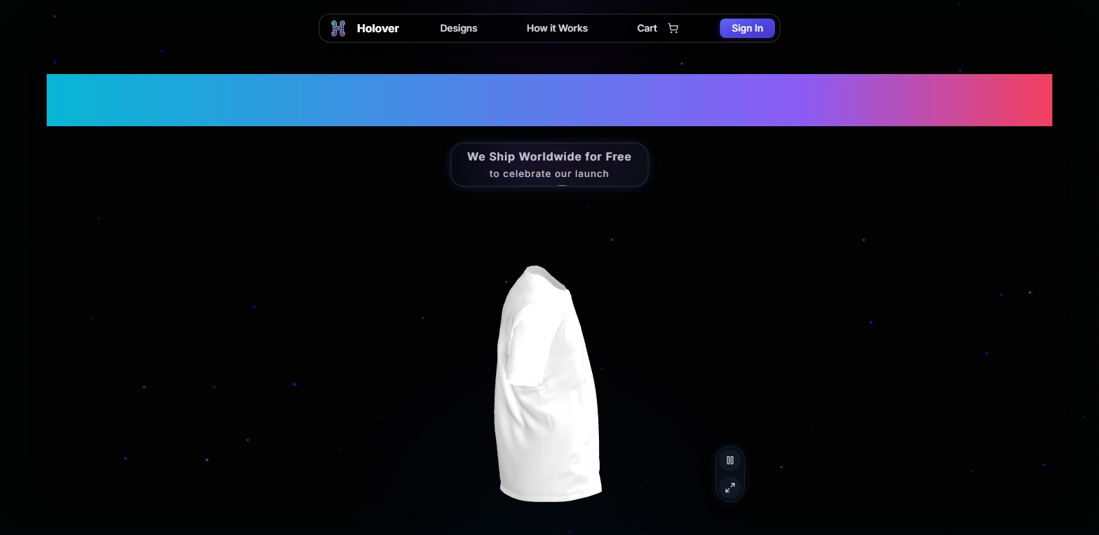 Holover screenshort