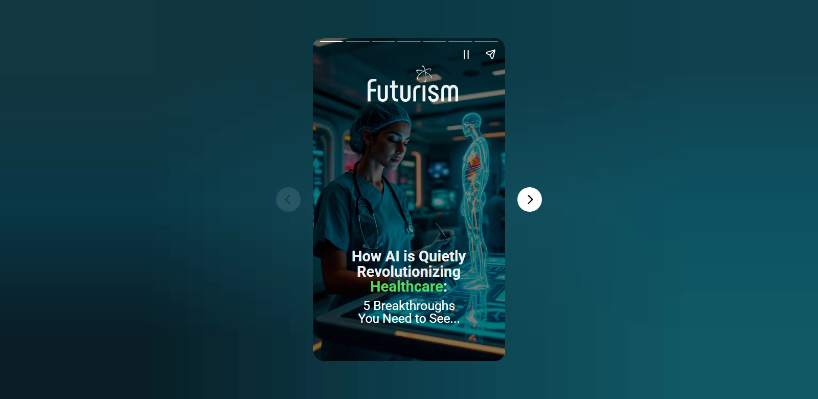 How AI is Revolutionizing Healthcare? screenshort