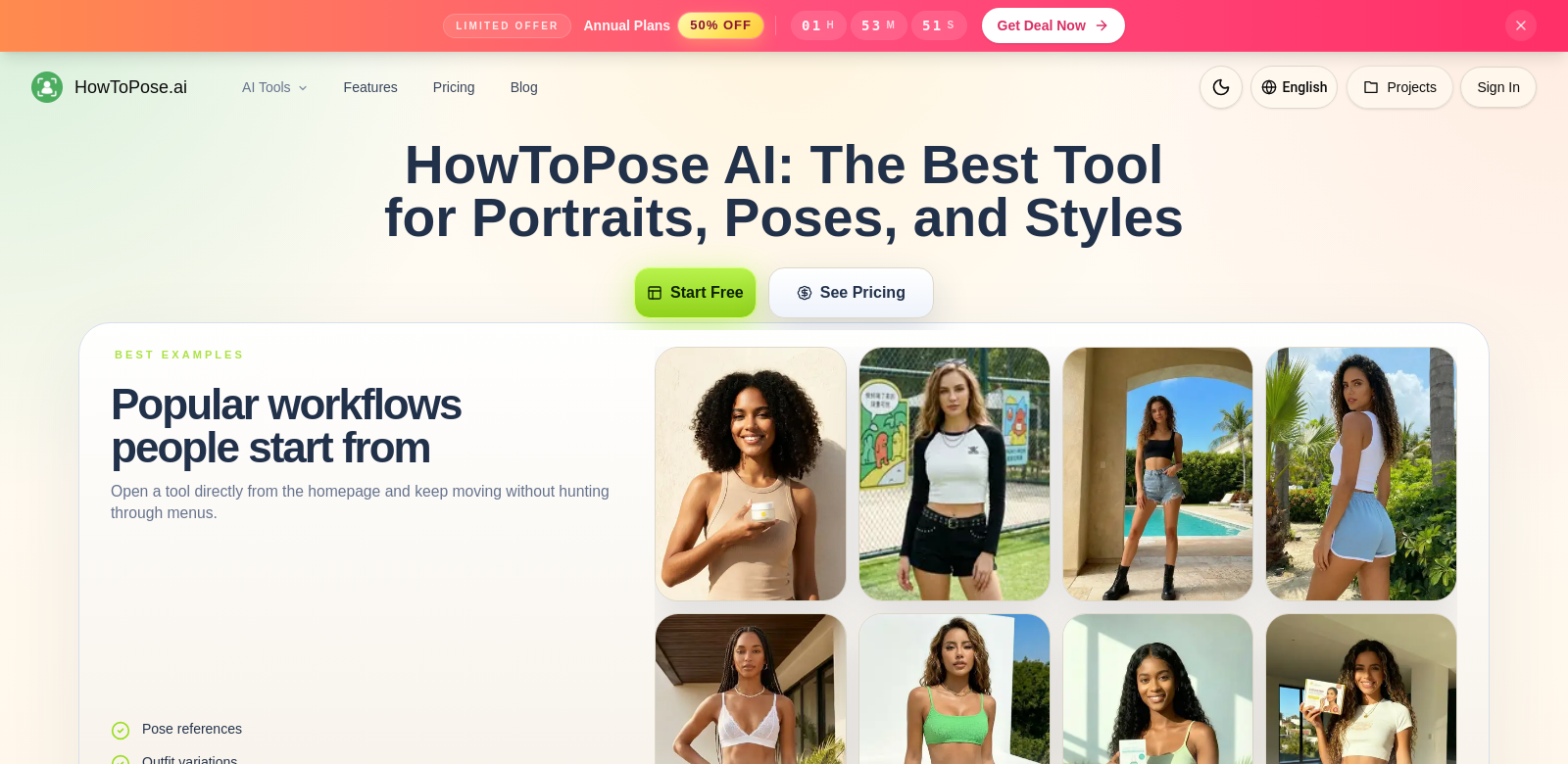 howtopose.ai screenshot