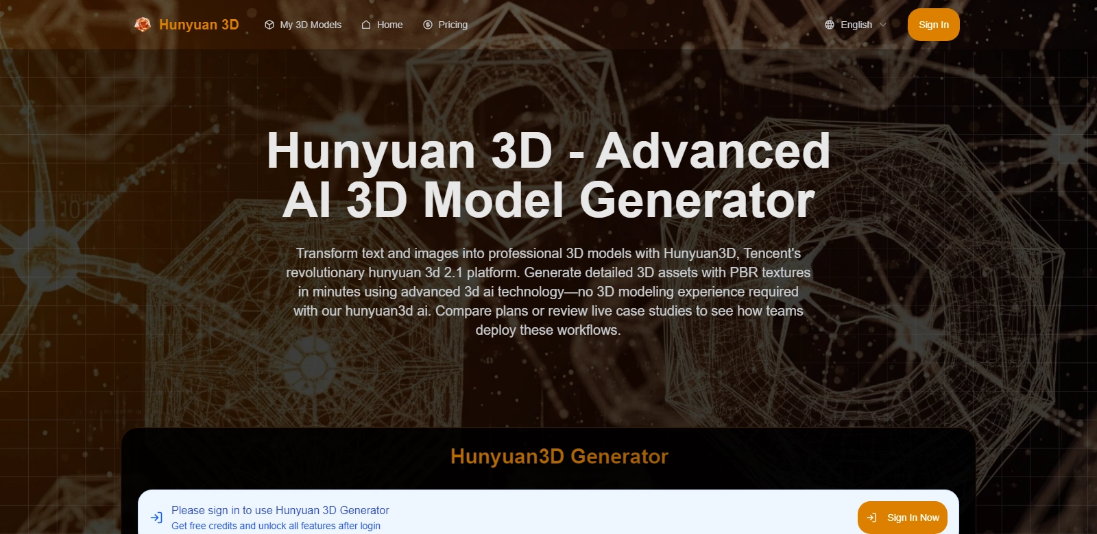 Hunyuan 3d screenshort