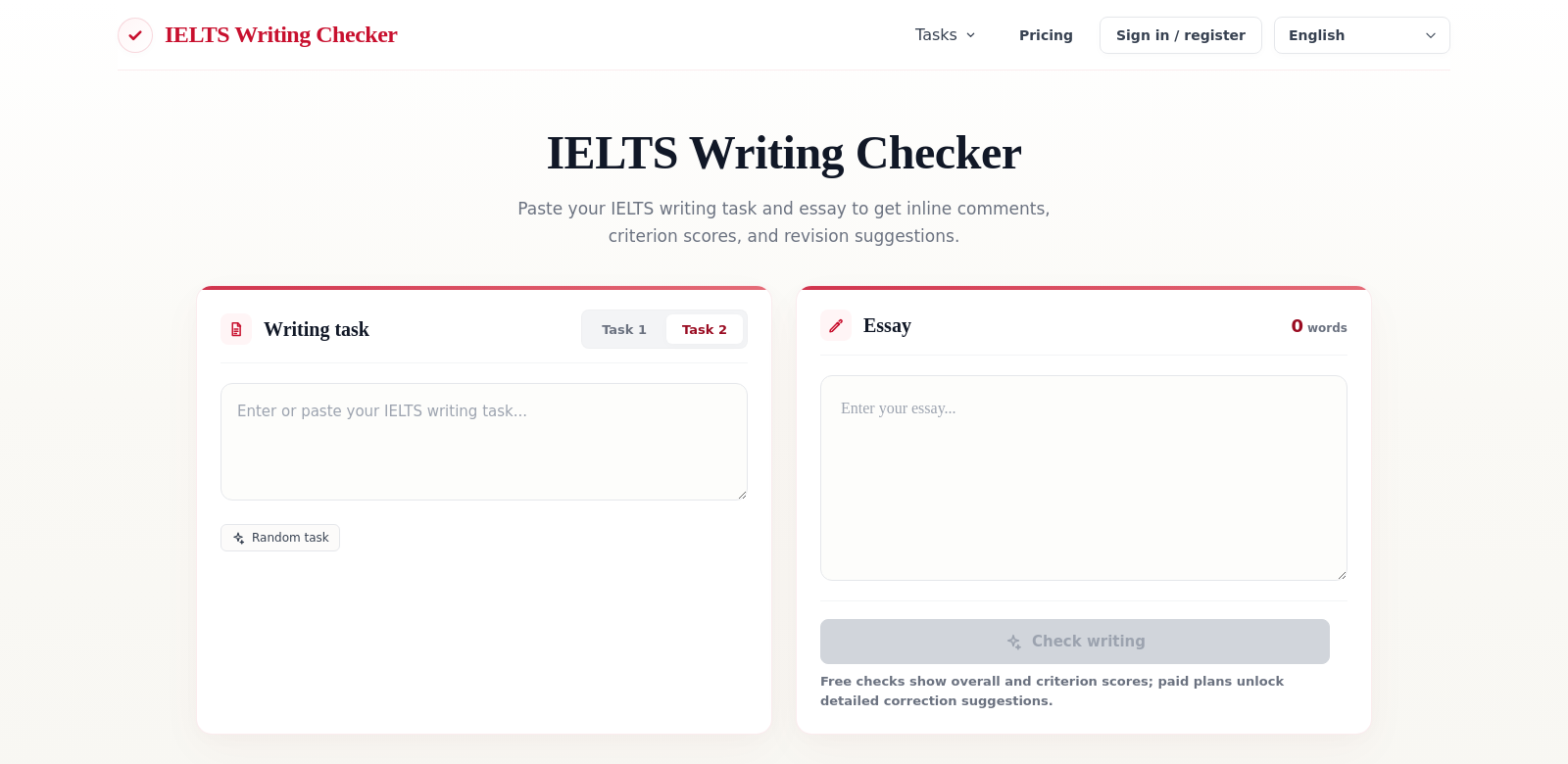 ieltswritingchecker screenshot