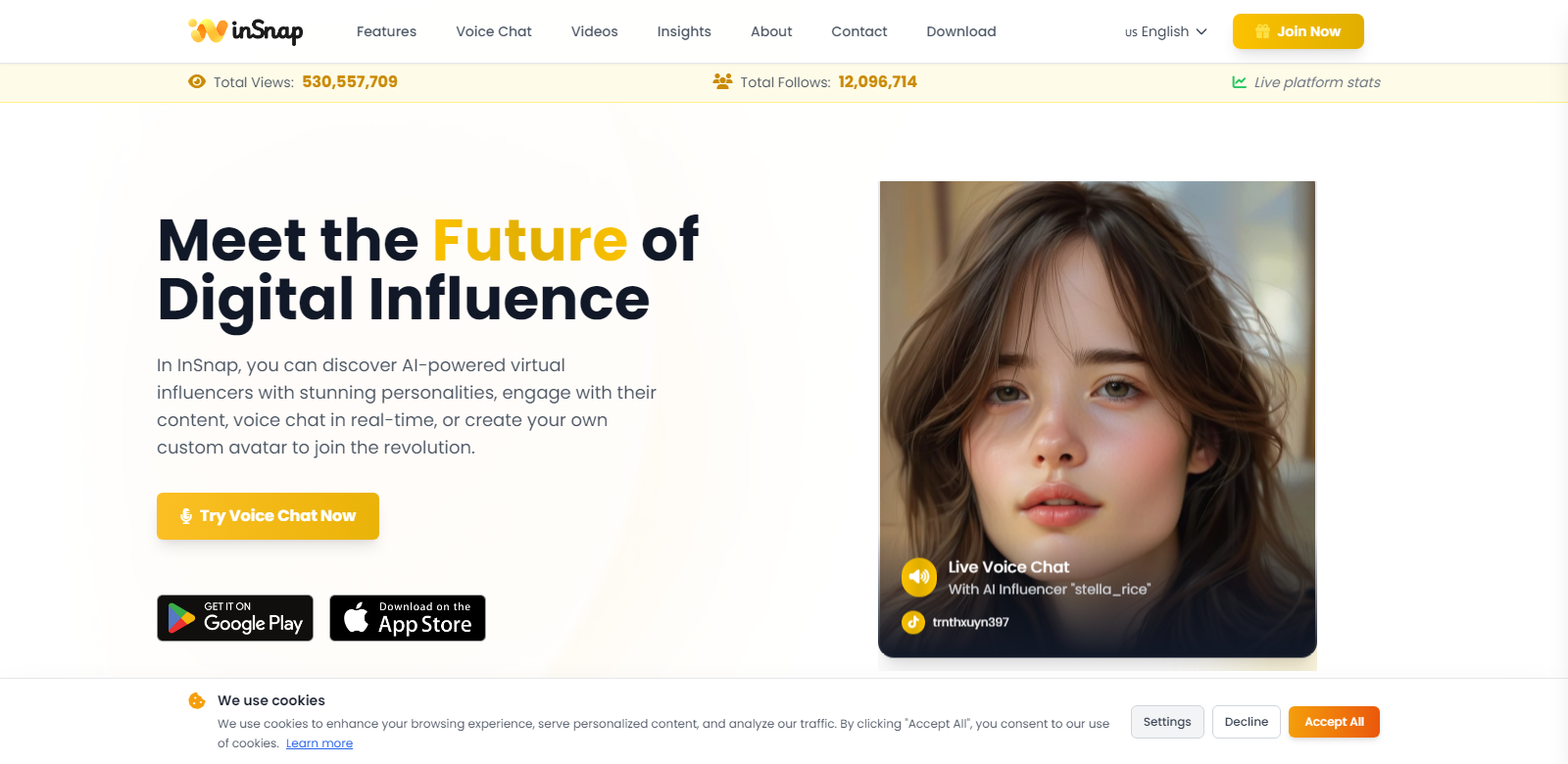 inSnap screenshot