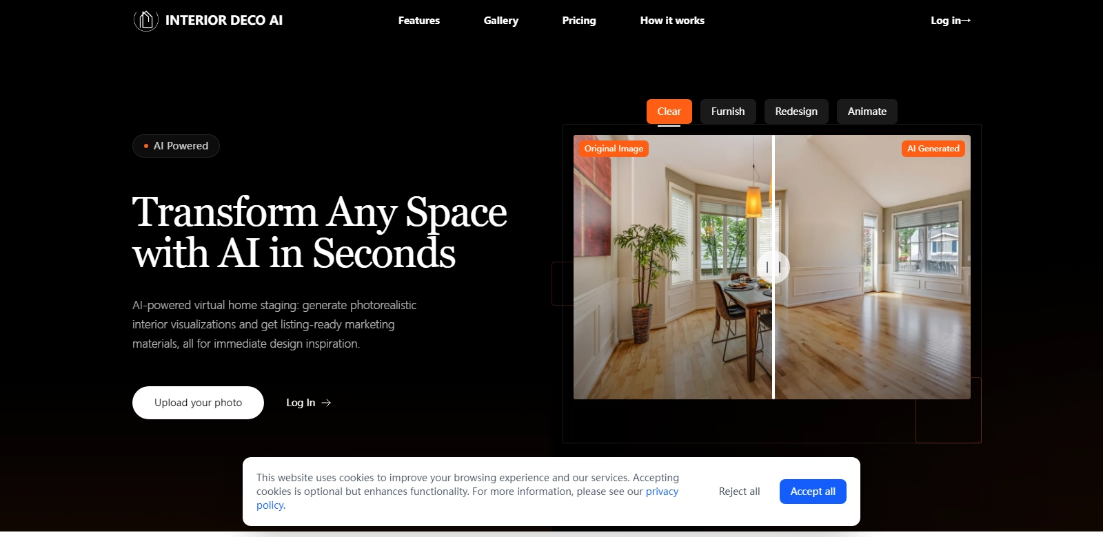 Interior Deco AI screenshot