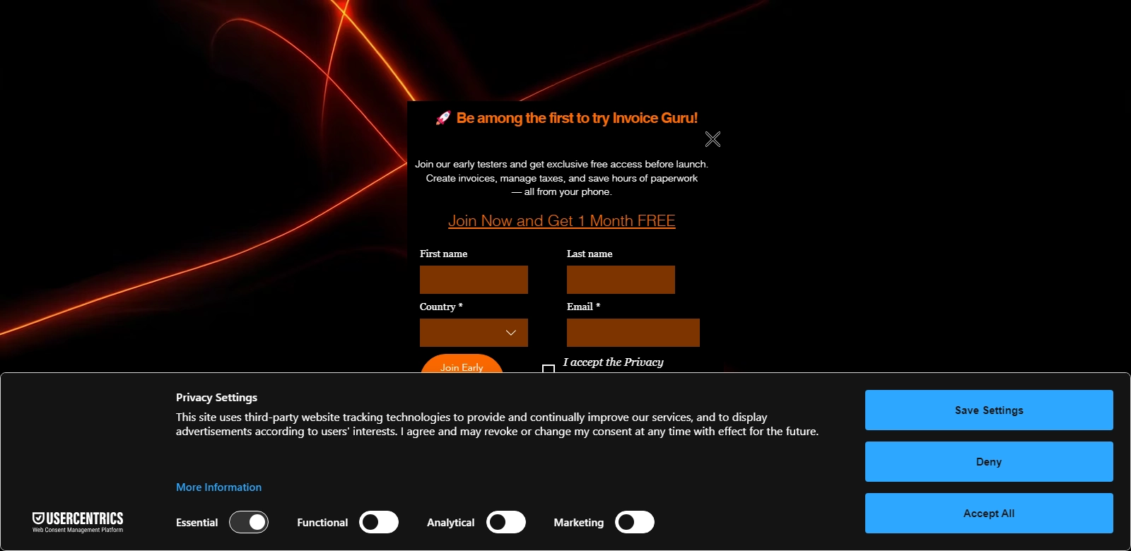 Invoice Guru screenshort