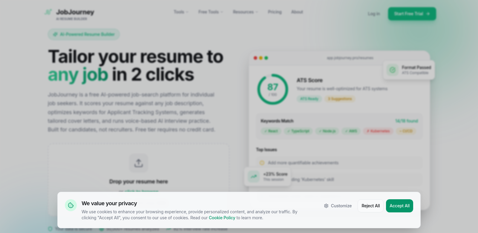 JobJourney screenshot