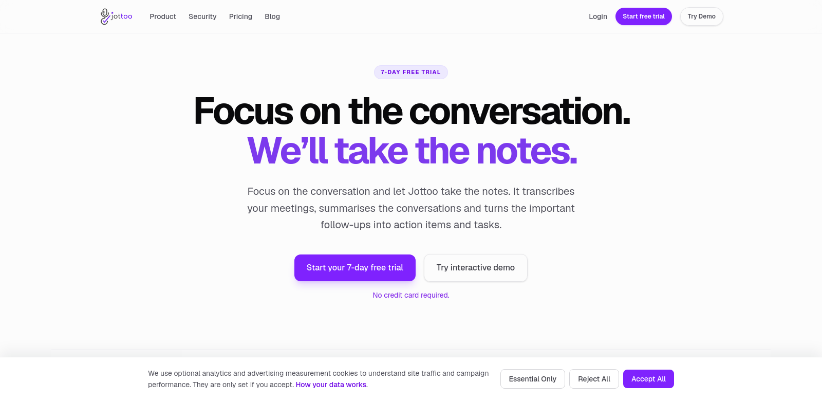 Jottoo screenshot