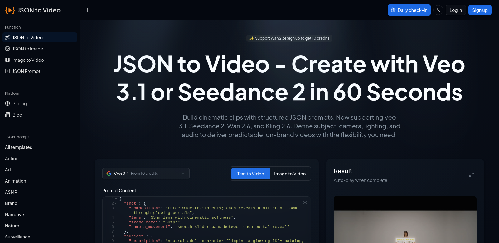 Json To Video screenshot