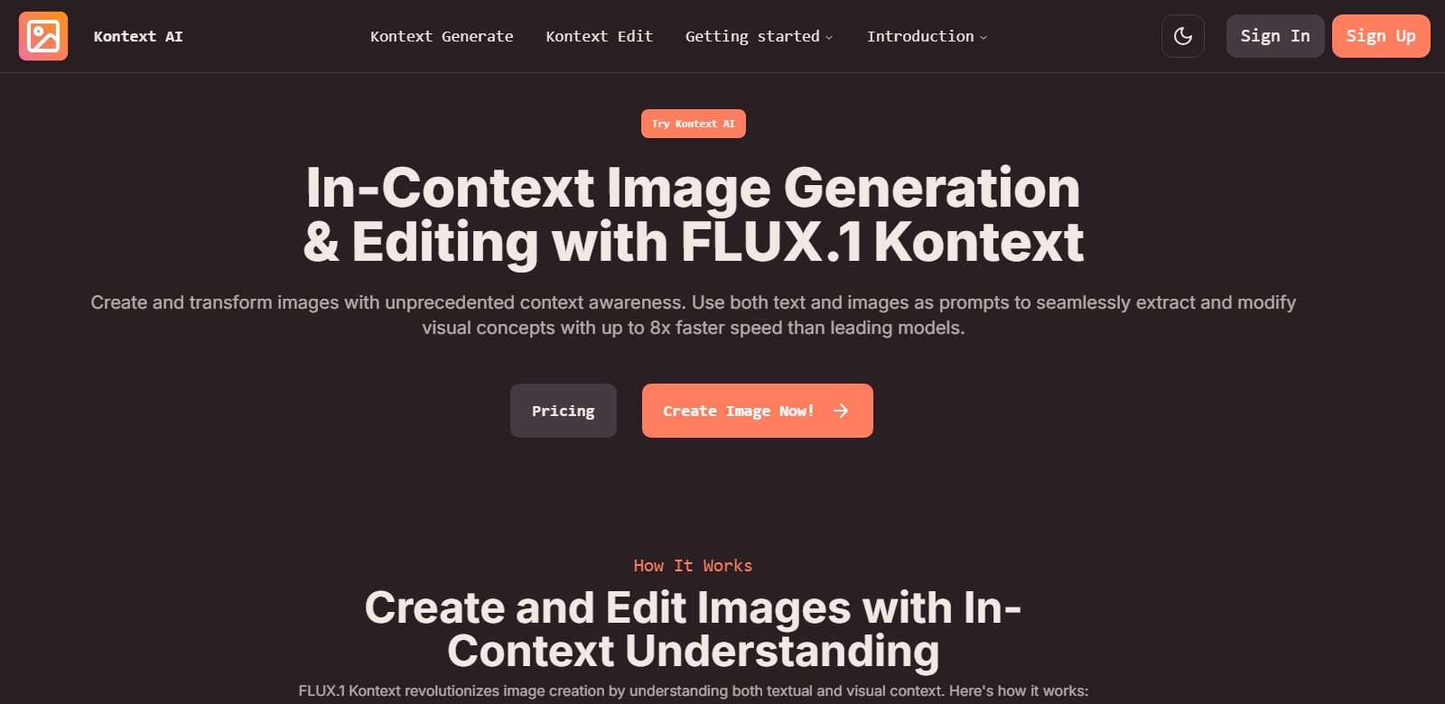 Kontext AI screenshot