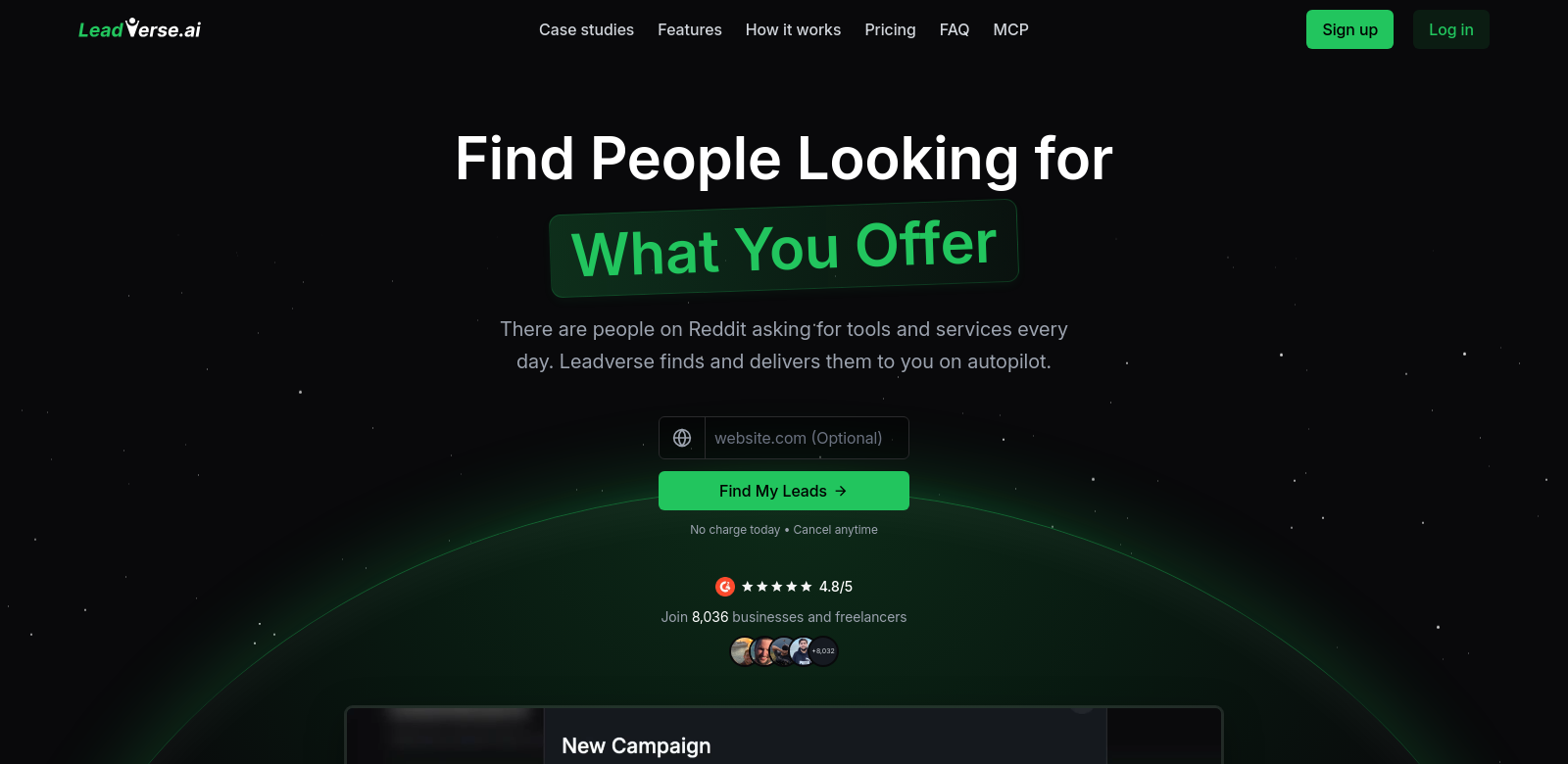 Leadverse screenshot