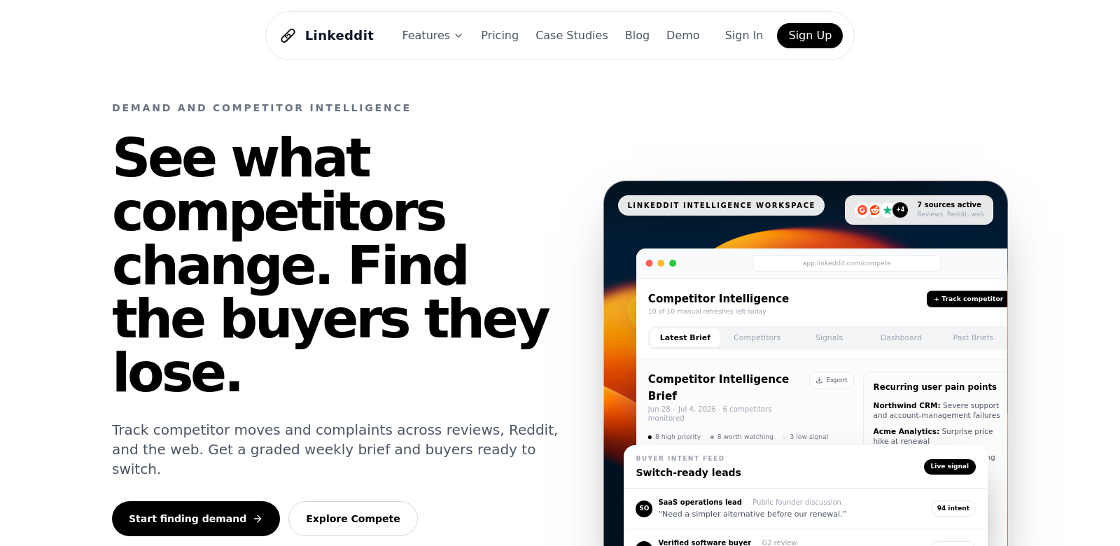 Linkeddit screenshot