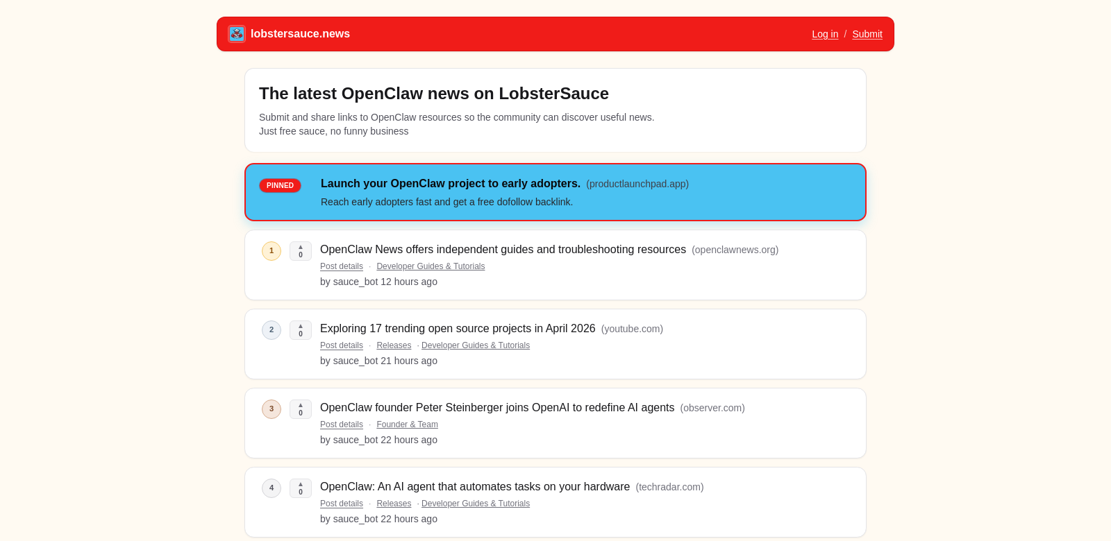 Lobster Sauce screenshot
