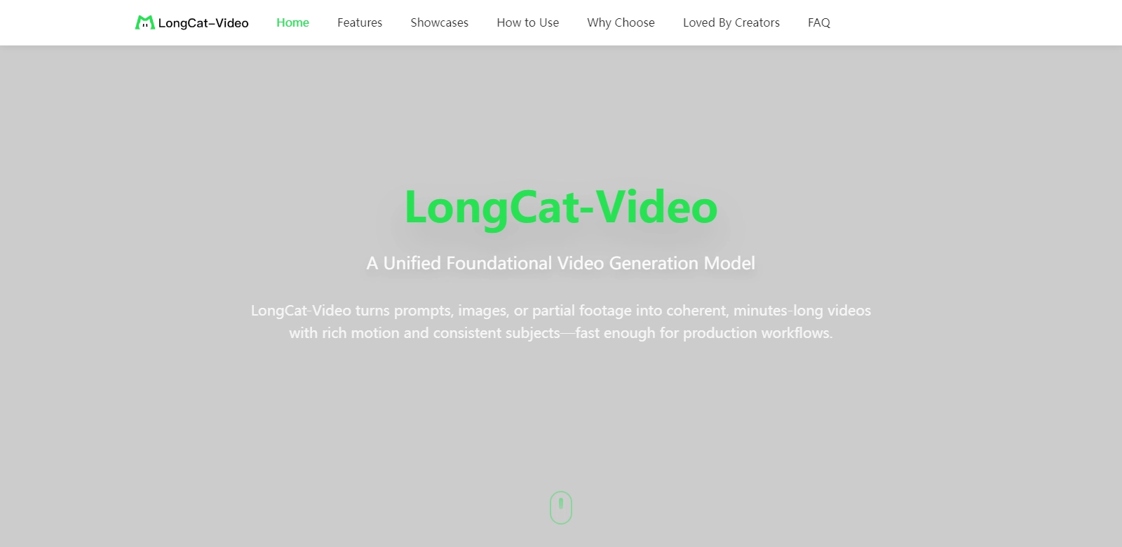 LongCat-video screenshot