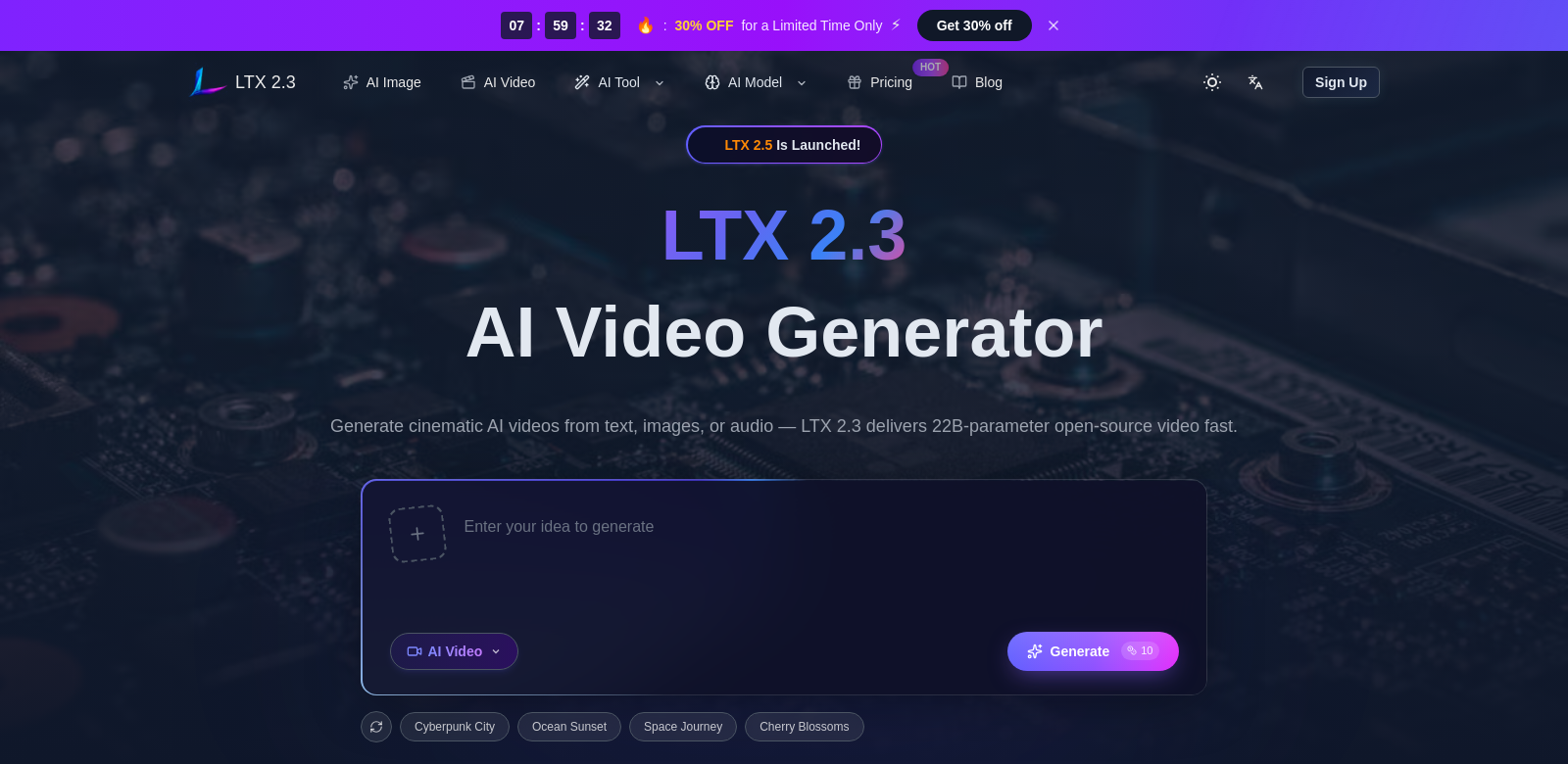 LTX 2.3 Text to Video screenshot