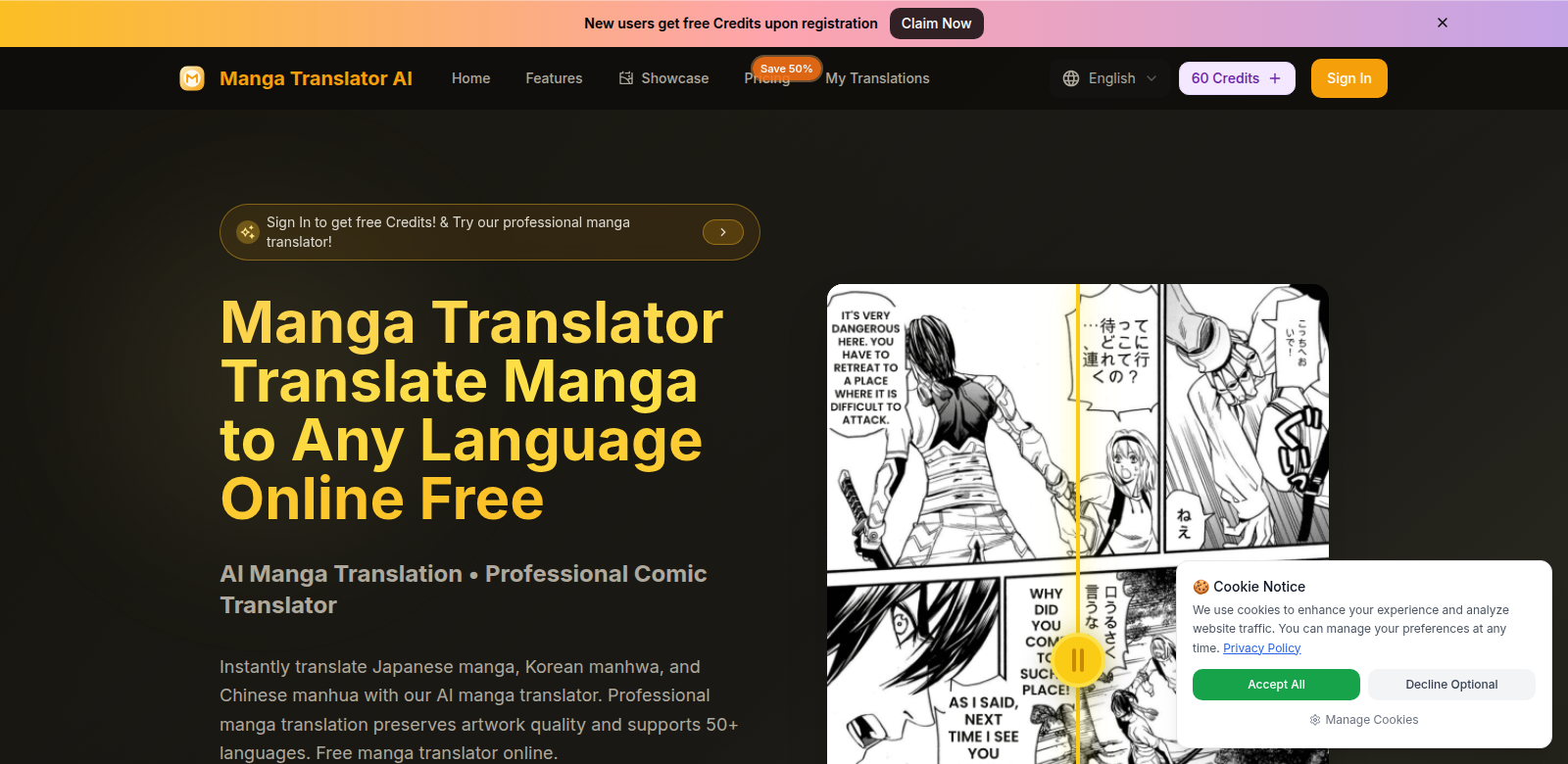 Manga Translator screenshot