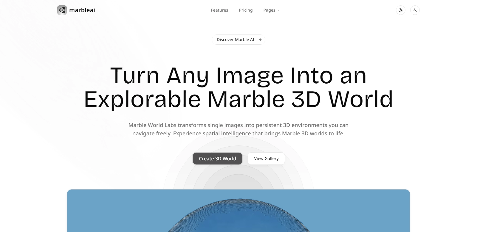Marble ai screenshot
