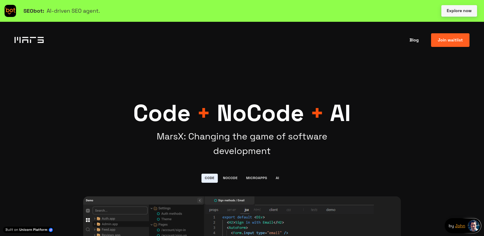 MarsX screenshot