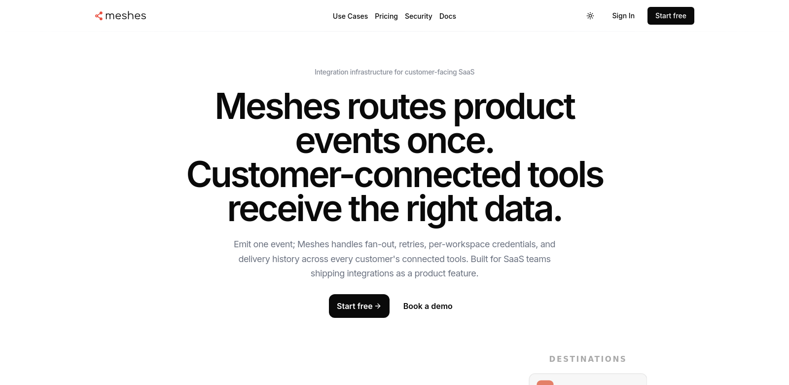 Meshes screenshot