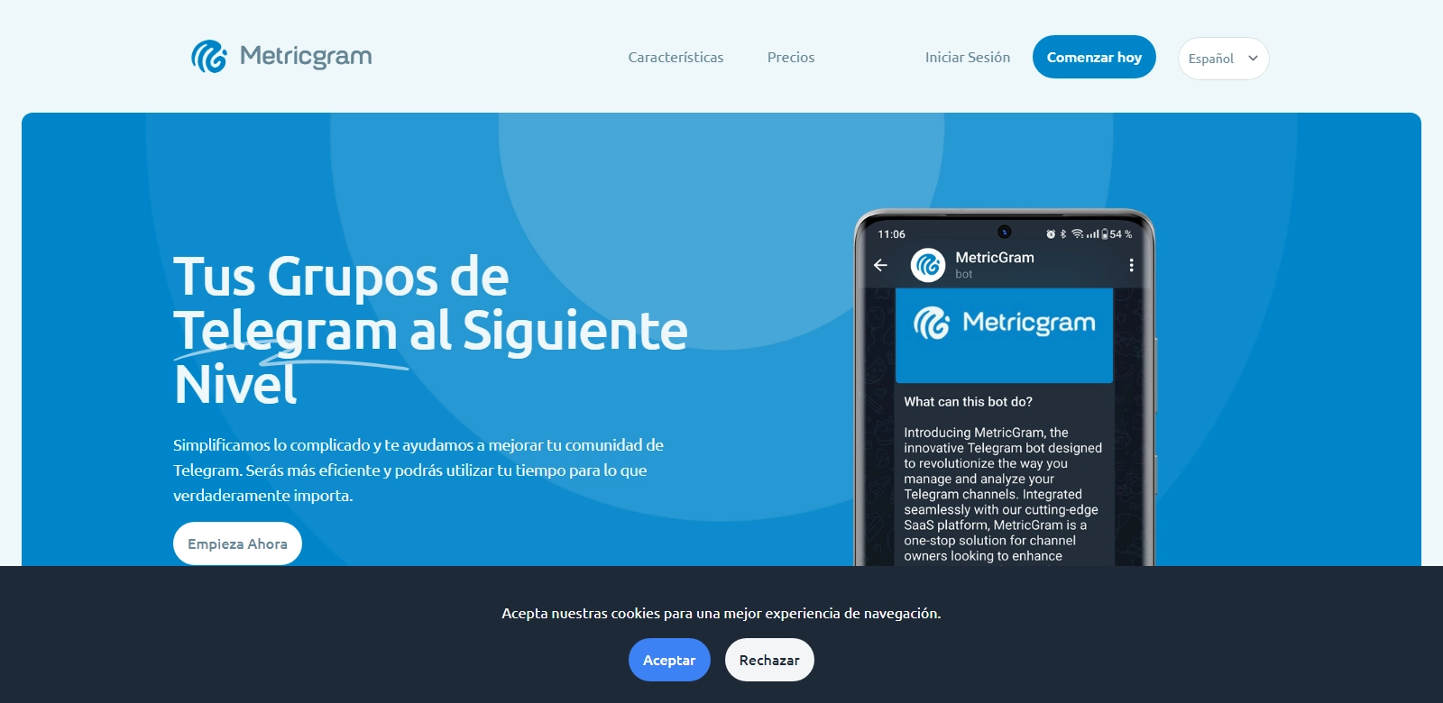 Metricgram screenshort
