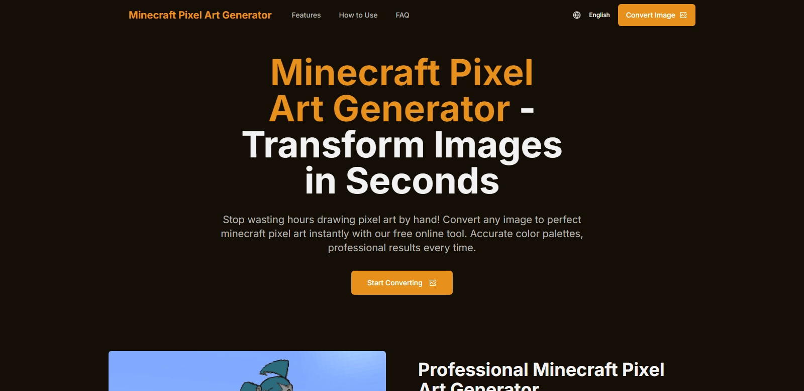Minecraft Pixel Art screenshort