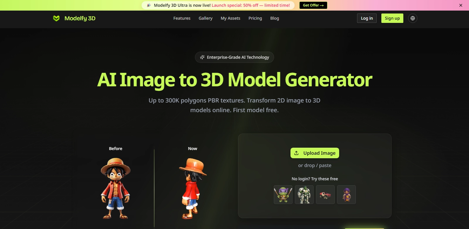 Modelfy 3D screenshort