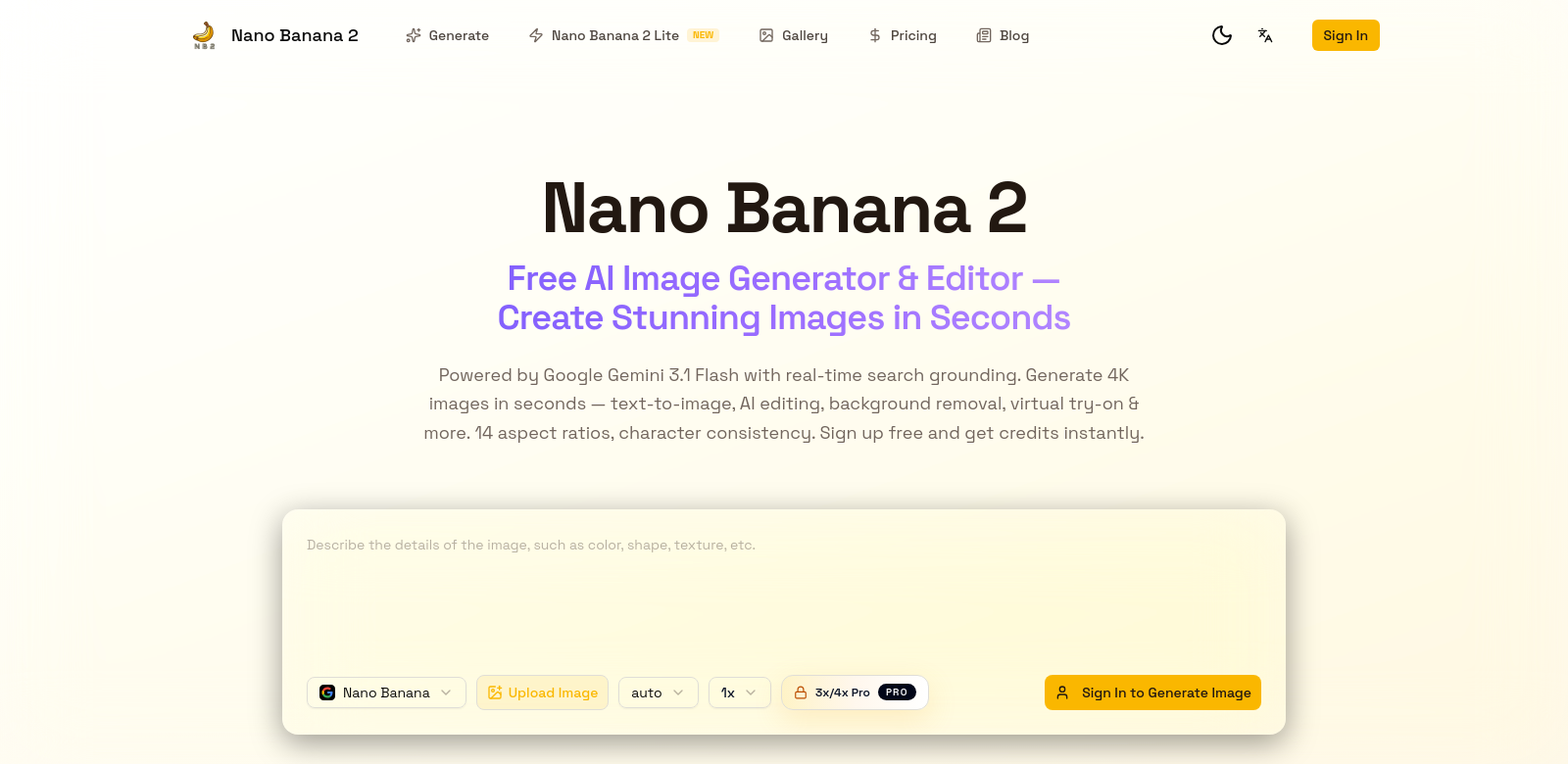 Nano Banana 2 screenshot