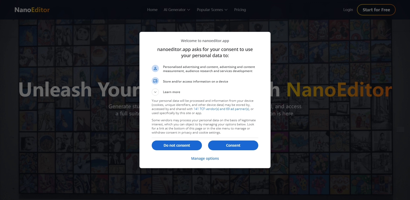 NanoEditor screenshot
