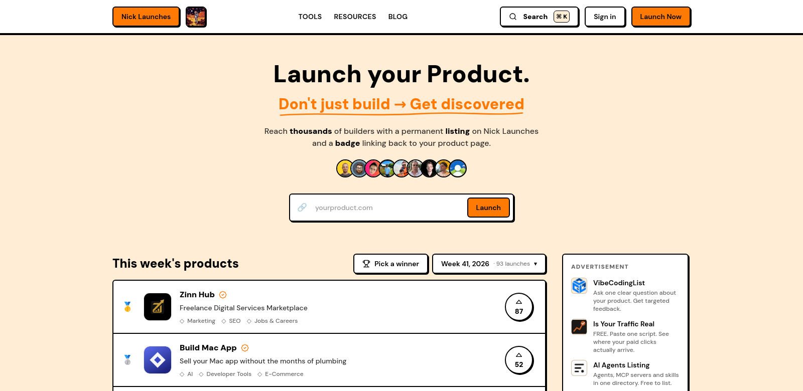 Nick Launches screenshot