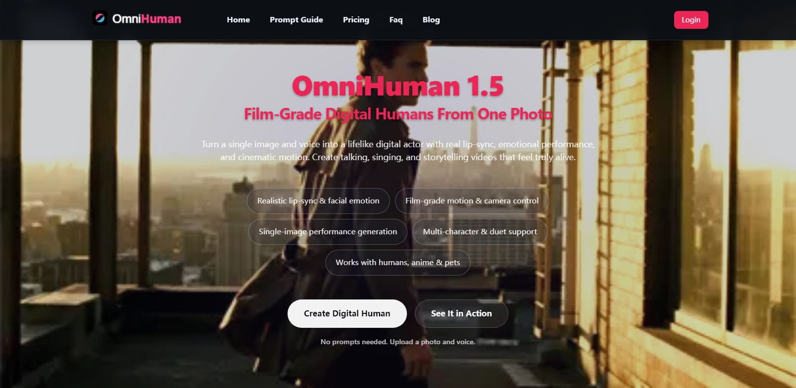 OmniHuman‑1.5 screenshort