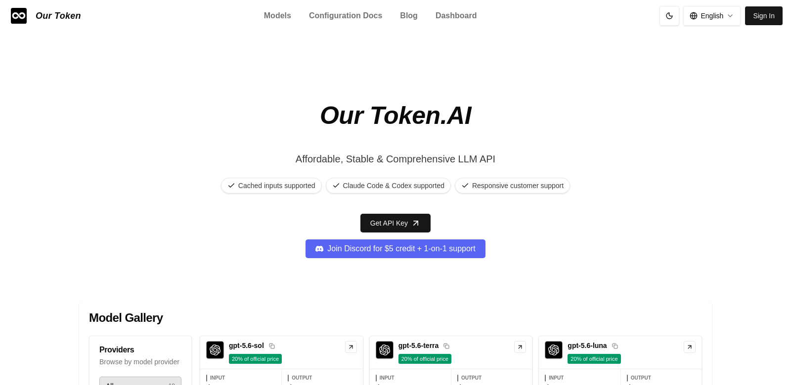 OurToken screenshot