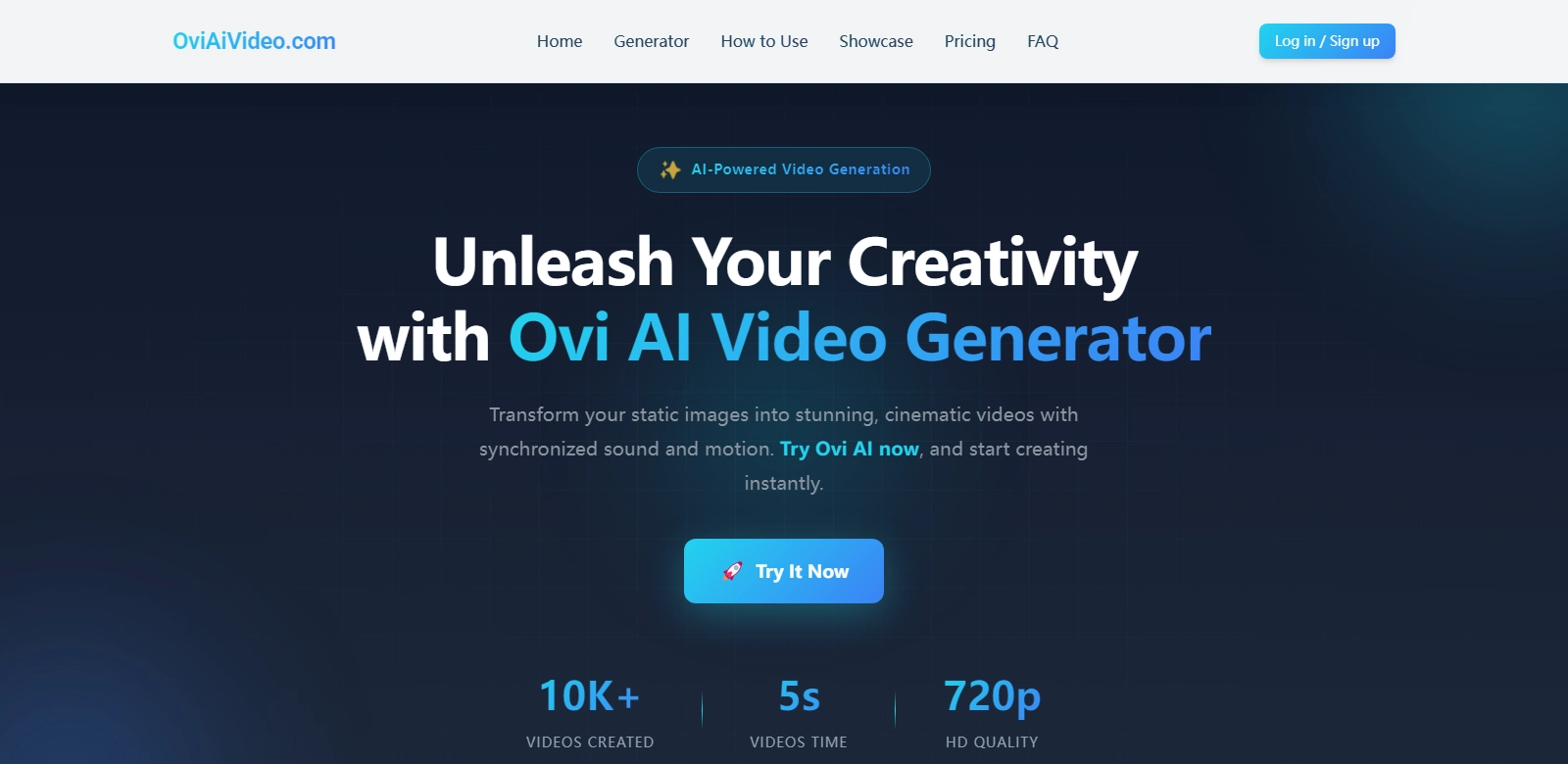 Ovi AI screenshot