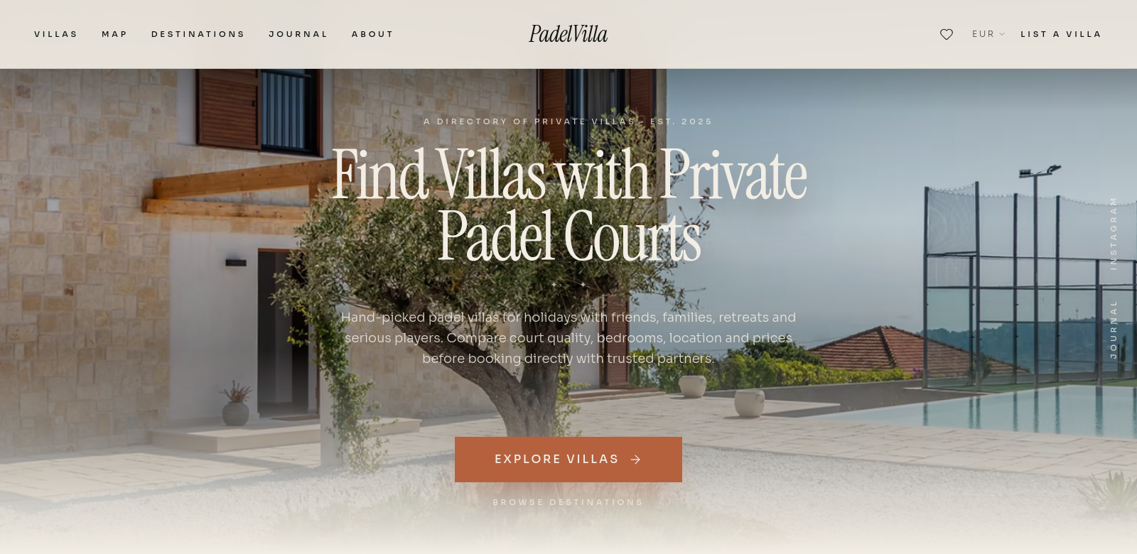 Padel Villa screenshot
