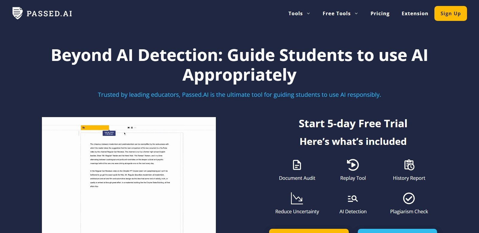 Passed.AI screenshort