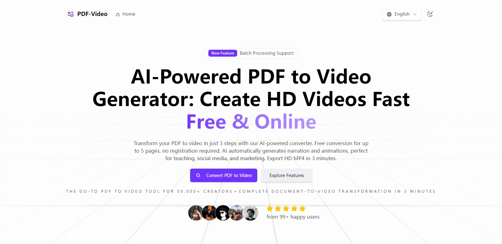 pdf to video screenshot
