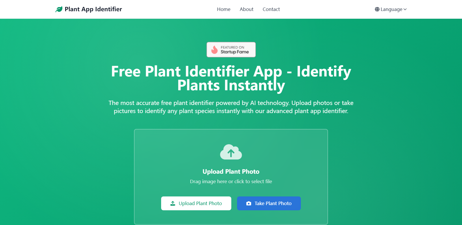 Plant App Identifier screenshot
