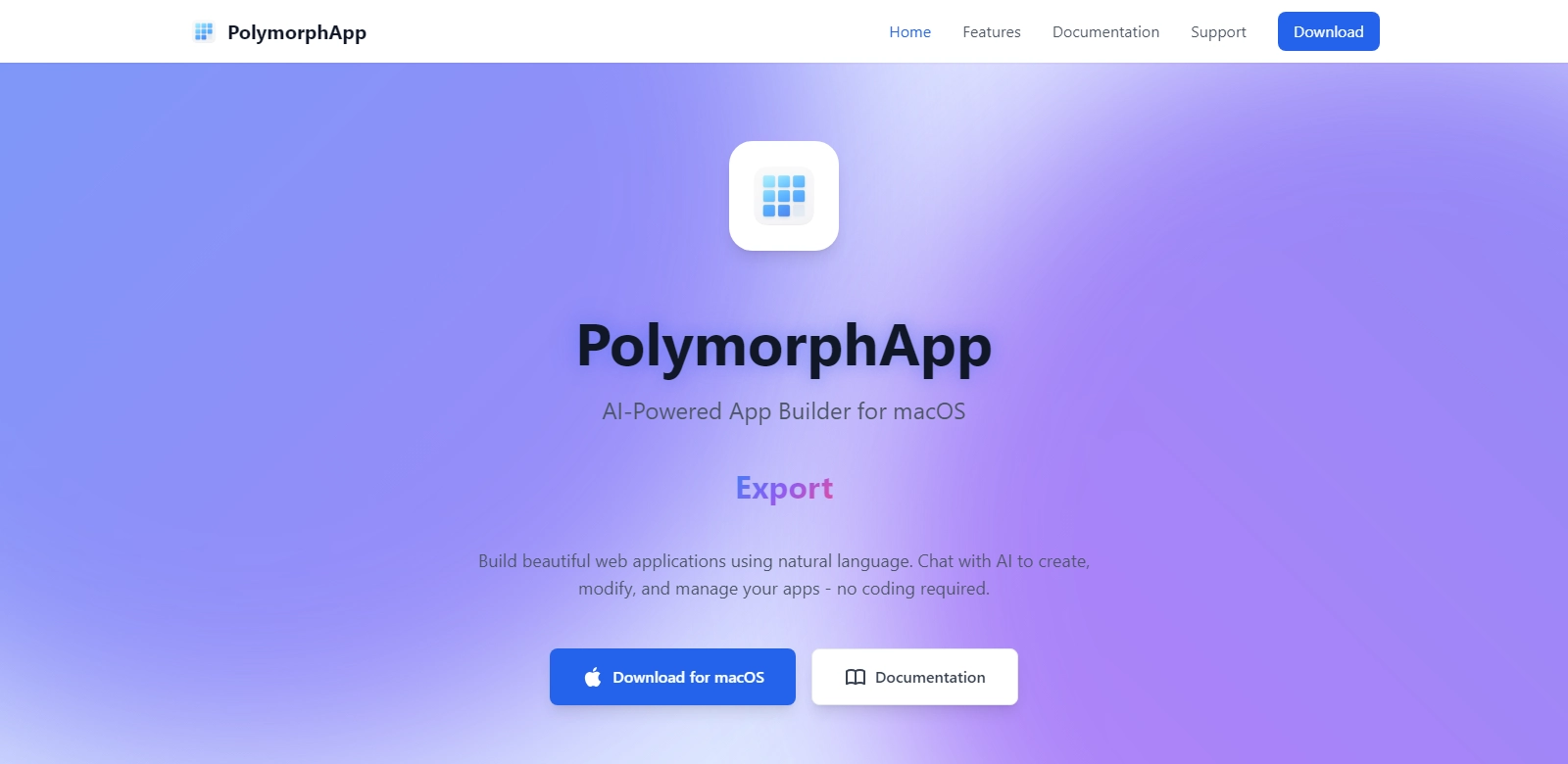 PolymorphApp screenshot