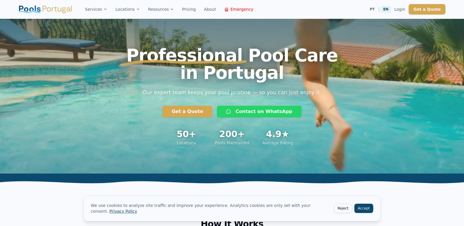 Pools Portugal screenshot